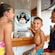 A family of 4 enjoying a treat from Wheezy’s Freezies